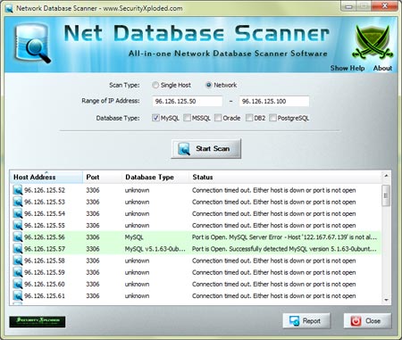 NetDatabaseScanner